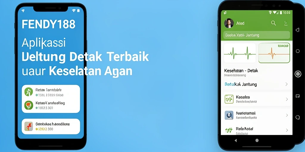 Antarmuka FENDY188 yang sederhana dan fungsional untuk pemantauan detak jantung.